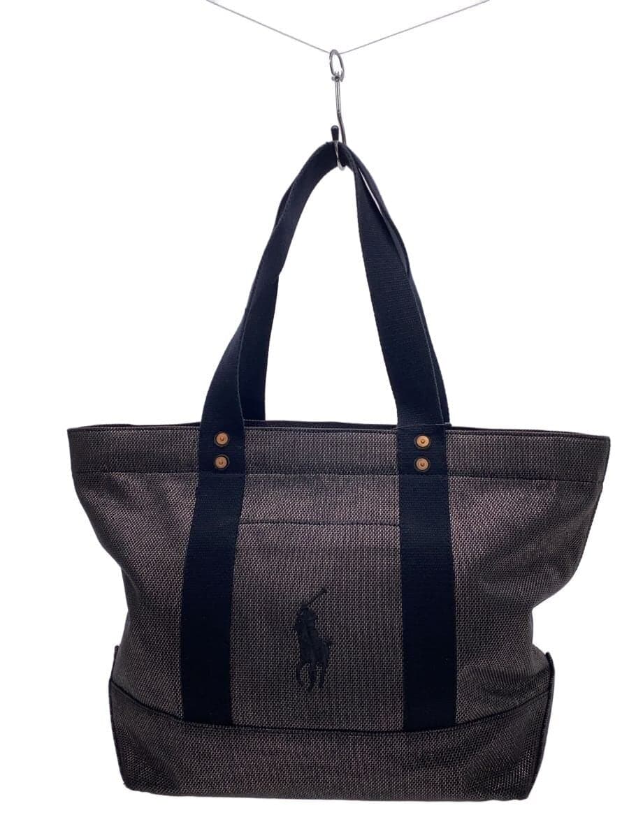 POLO RALPH LAUREN tote bag cotton BLK