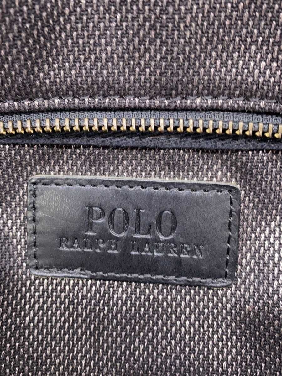 POLO RALPH LAUREN tote bag cotton BLK 5