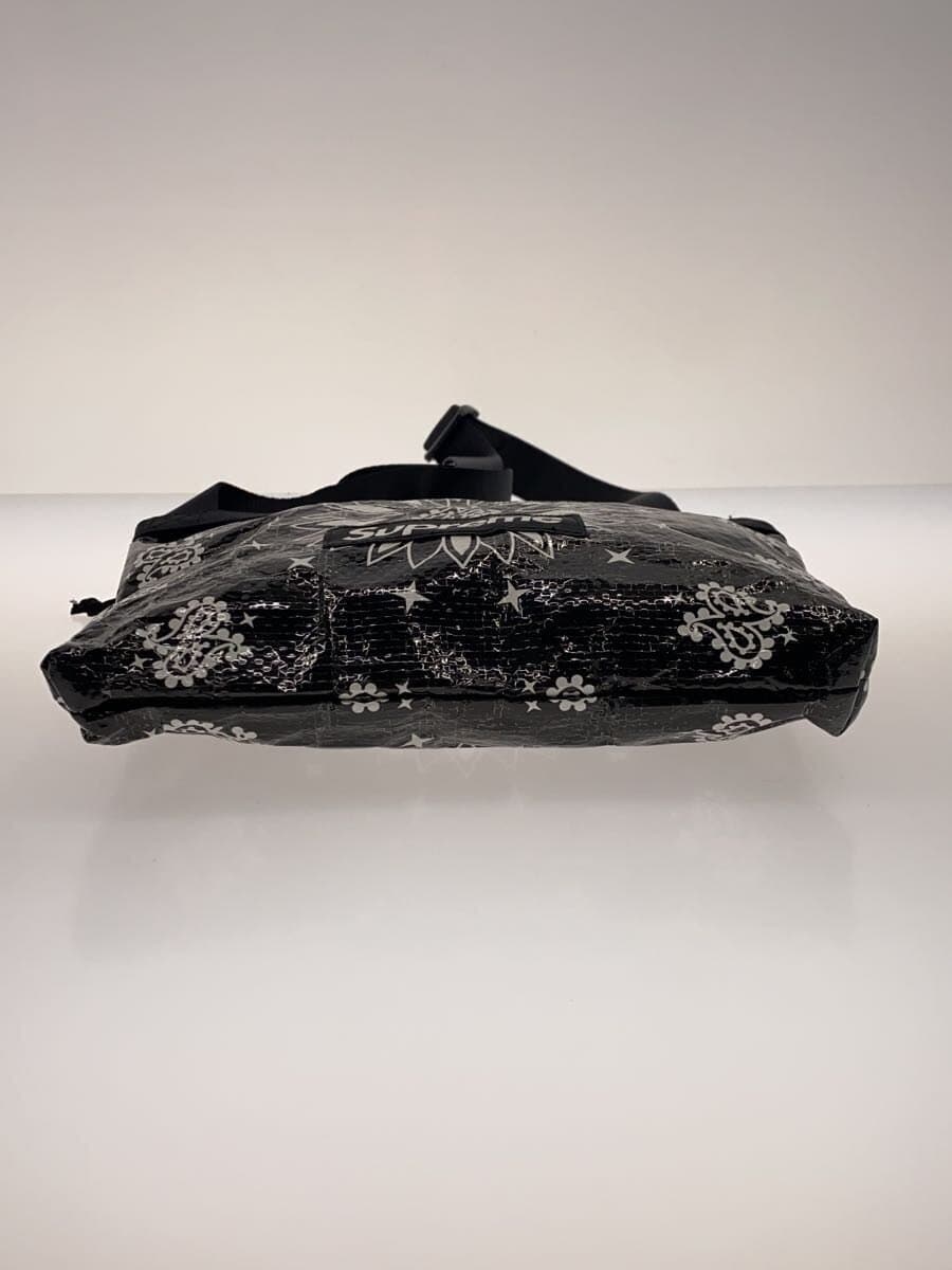 Supreme21SS Bandana Tarp Side Bag BLK Paisley 4