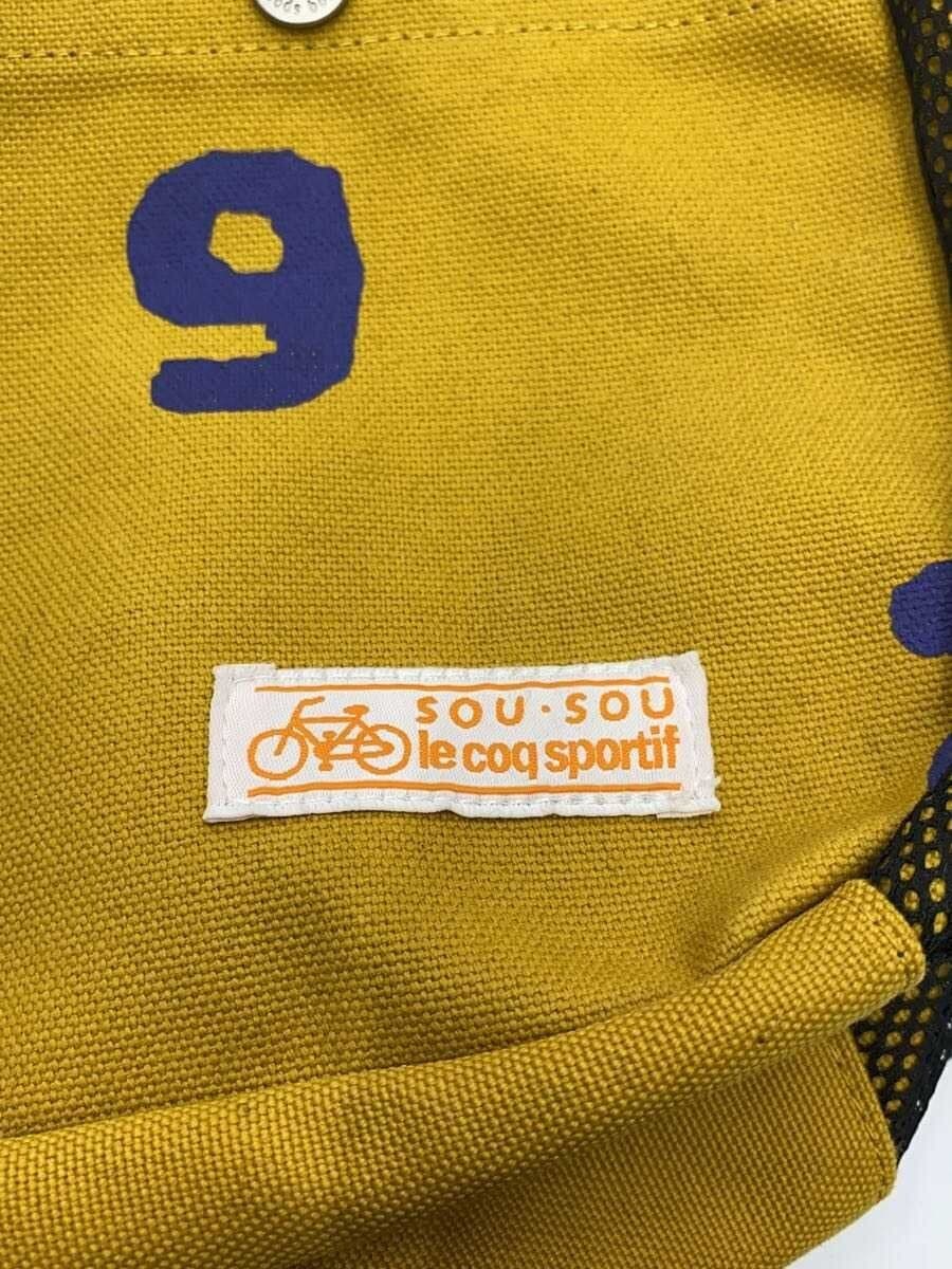 SOU SOU x le coq sportif Backpack YLW All Over Pattern 5