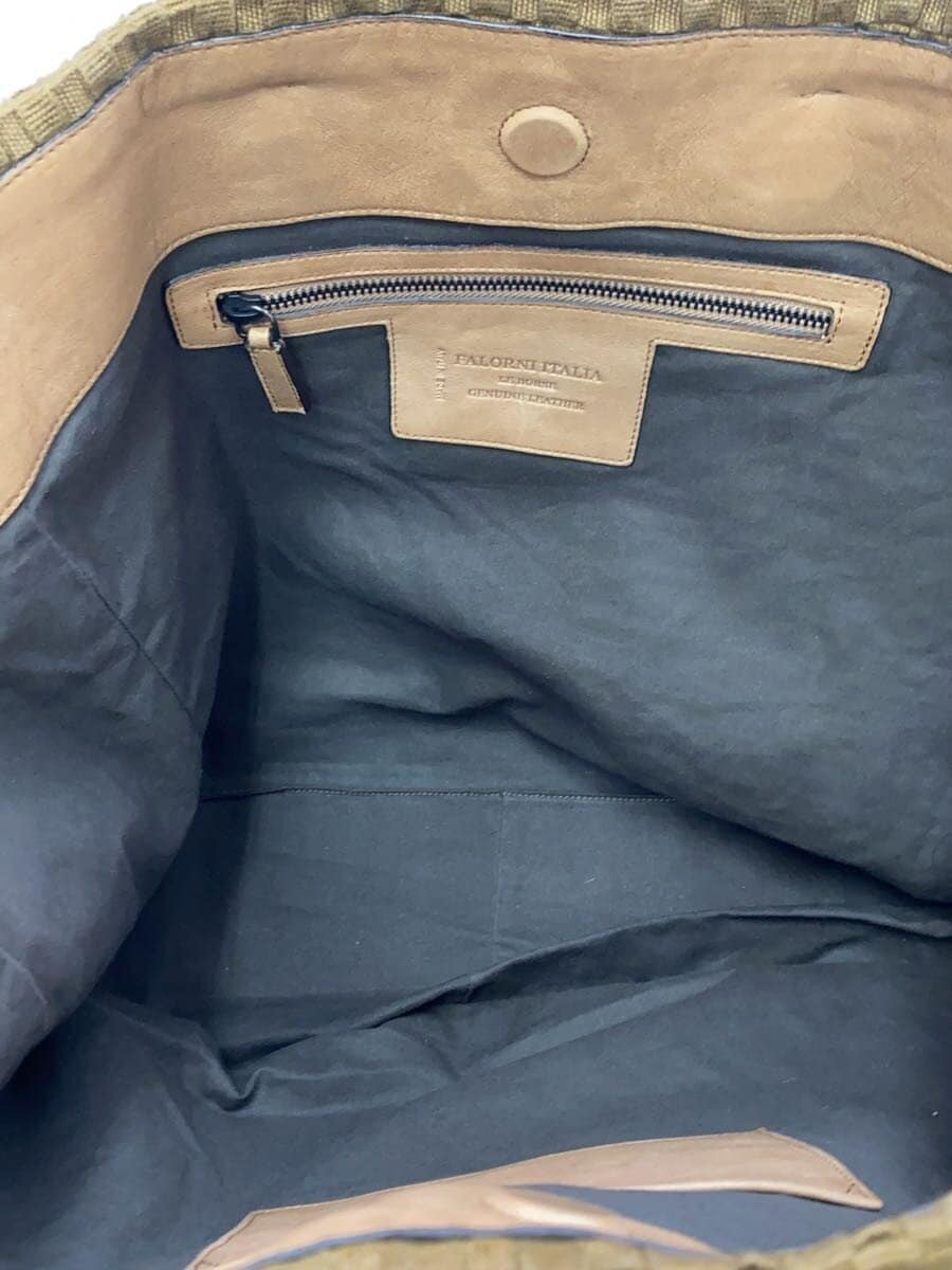 FALORNI Tote Bag BRW Intrecciato 6