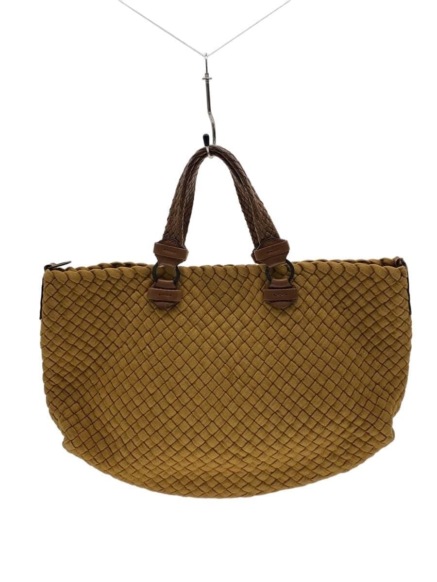FALORNI Tote Bag Camel F927 Intrecciato