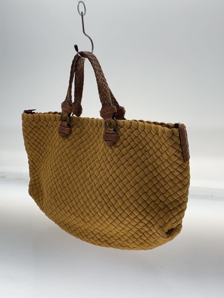 FALORNI Tote Bag Camel F927 Intrecciato 2