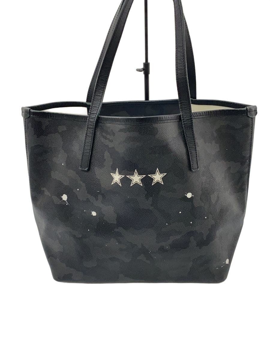 Gentil Bandit tote bag -- BLK camouflage some wear stains on the inside