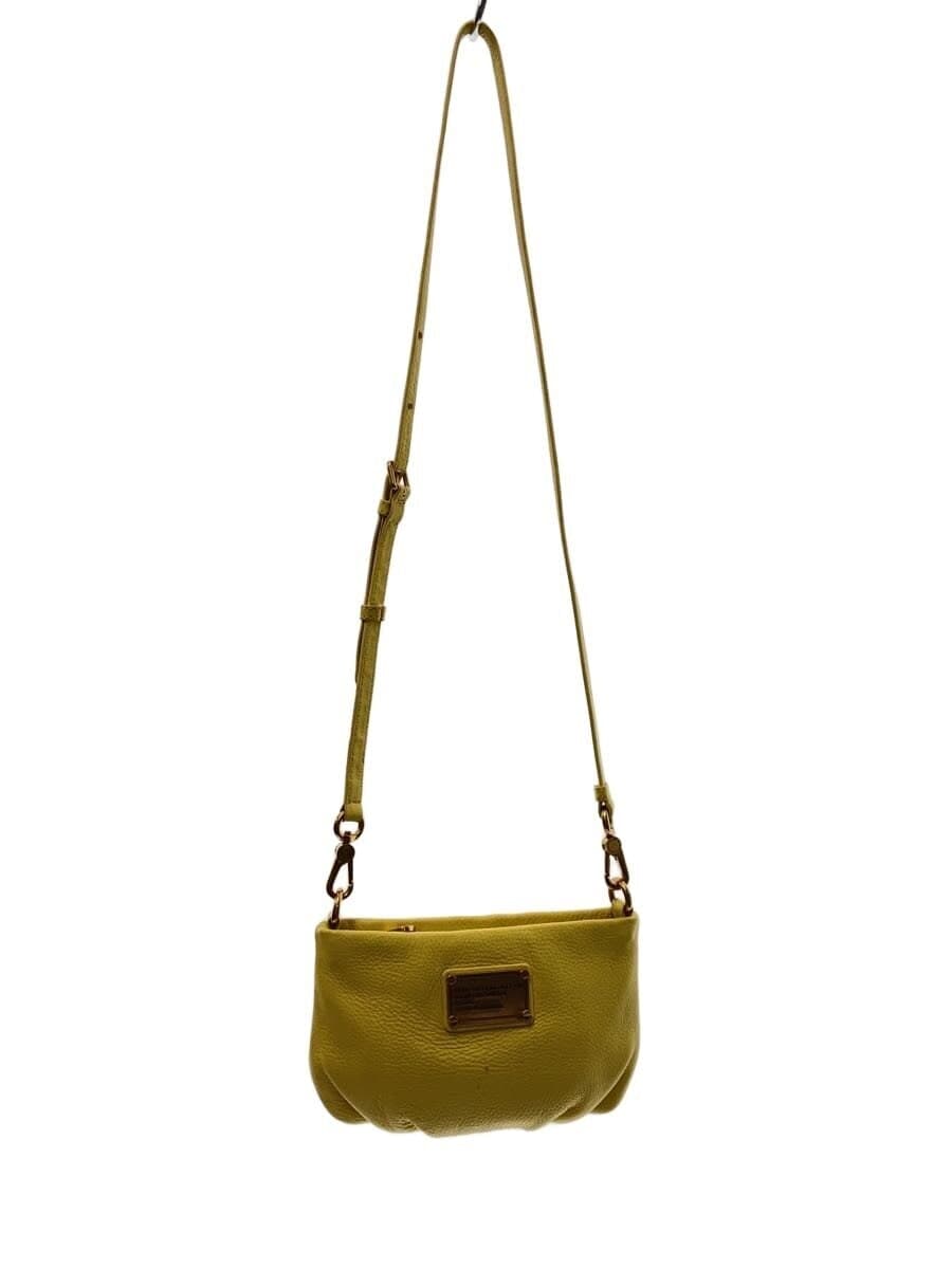 MARC BY MARC JACOBS Classic Q Percy Shoulder Bag Leather YLW M0001409C 81736