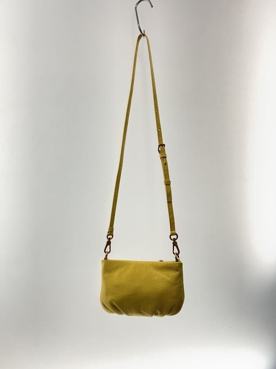 MARC BY MARC JACOBS Classic Q Percy Shoulder Bag Leather YLW M0001409C 81736 3