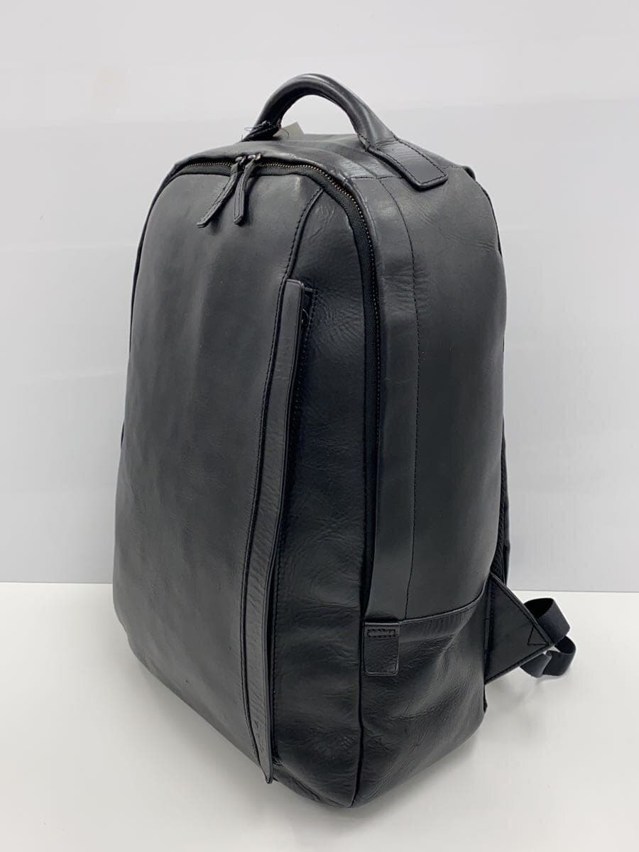 agnes b. 17AW Backpack Cowhide BLK JH07A 2