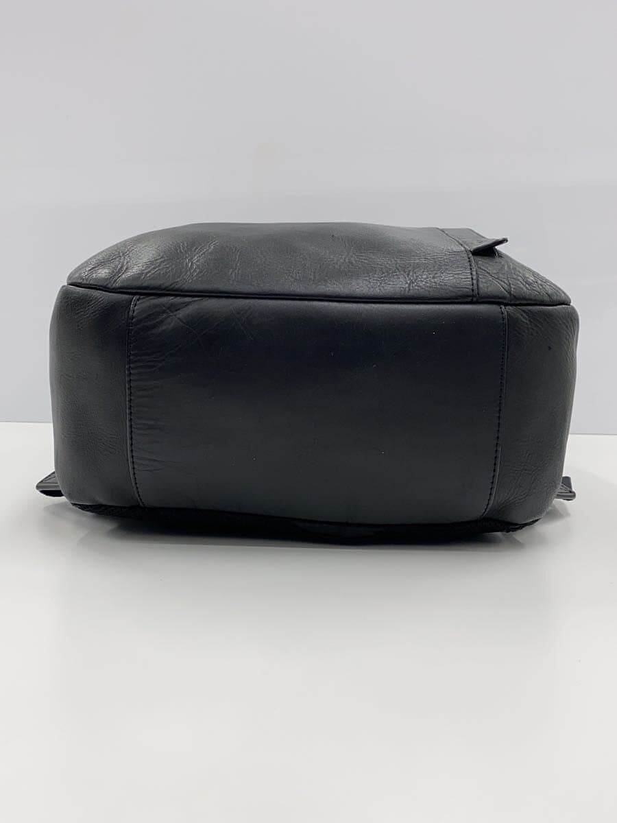 agnes b. 17AW Backpack Cowhide BLK JH07A 4