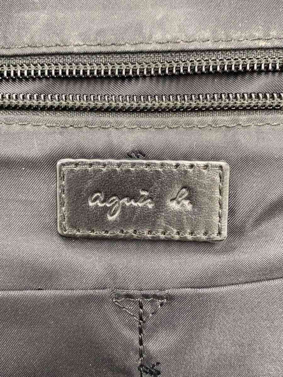 agnes b. 17AW Backpack Cowhide BLK JH07A 5