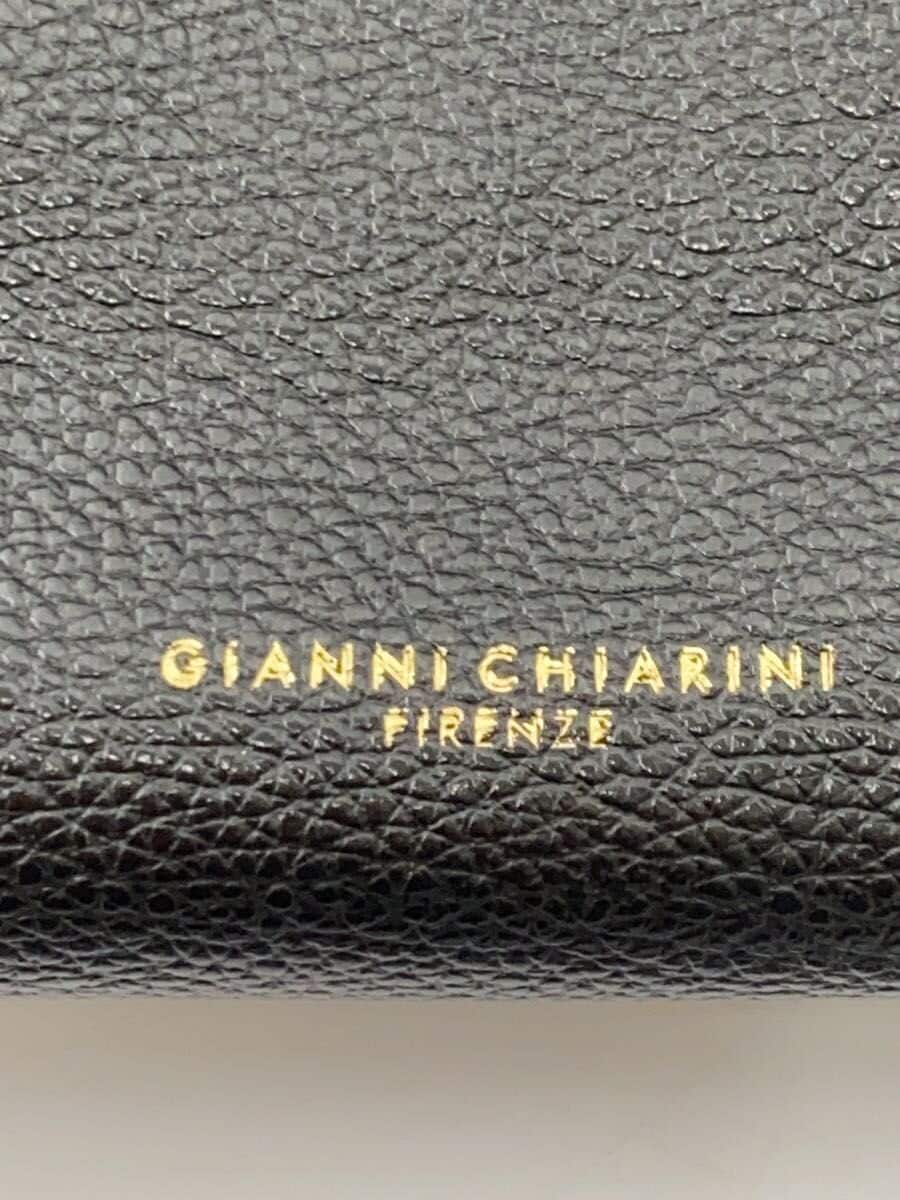 GIANNI CHIARINI Origami M Shoulder Bag Leather BLK 5