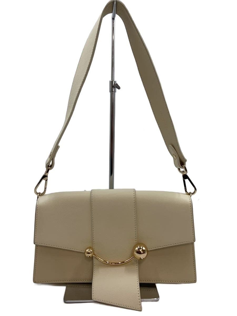 STRATHBERRY Shoulder Bag Leather CRM BOX CRESCENT