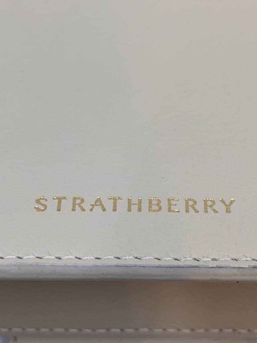 STRATHBERRY Shoulder Bag Leather CRM BOX CRESCENT 5