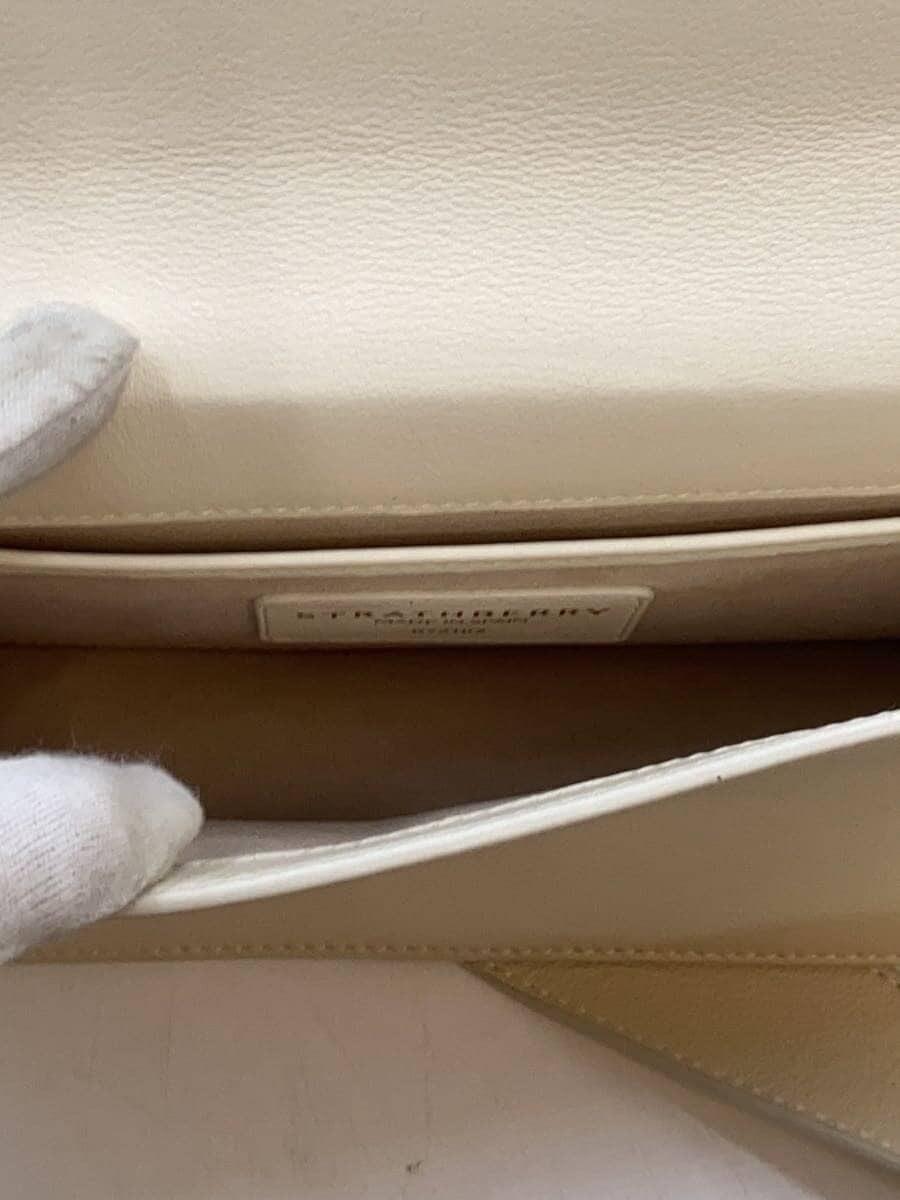 STRATHBERRY Shoulder Bag Leather CRM BOX CRESCENT 6