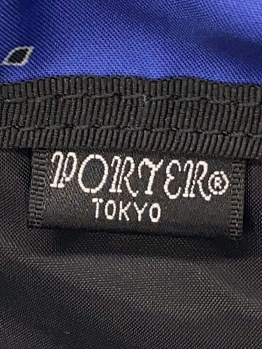 PORTER × TOGA Tote Bag Polyester Black All-over Print Packable Tote Bag ×TOGA 5