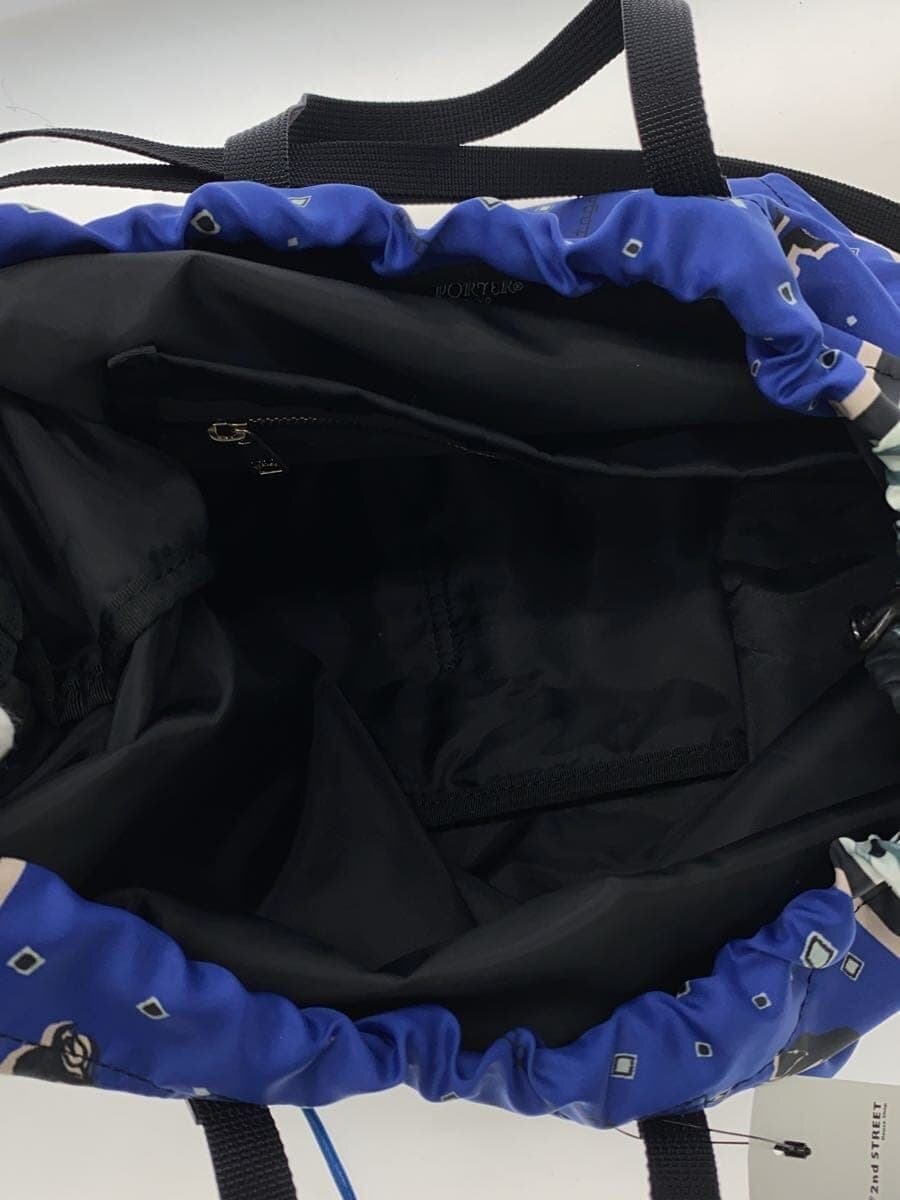 PORTER × TOGA Tote Bag Polyester Black All-over Print Packable Tote Bag ×TOGA 6