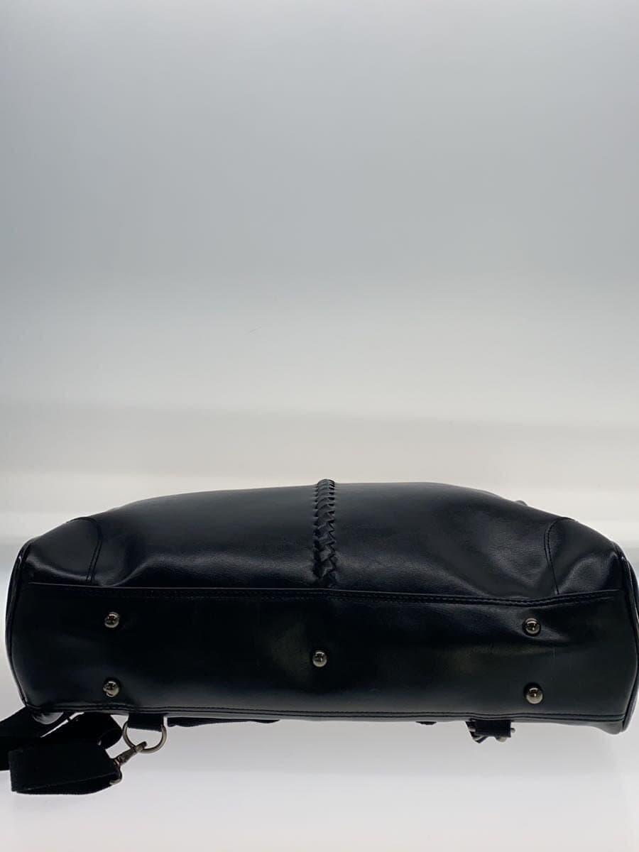 Youta Duffle Bag LIGHT Y4 2-Way Tomioka Bag Faux Leather Black 4