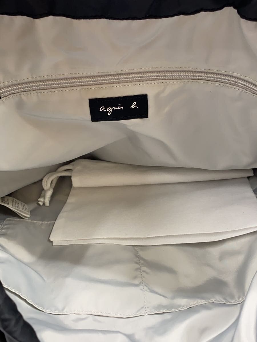 agnes b. tote bag polyester black MH12-03 6