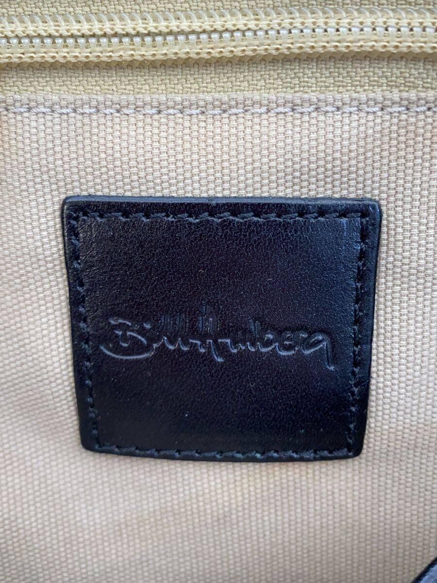 Bill Amberg Shoulder Bag Leather BLK 5