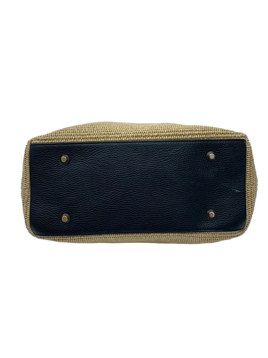 CHRISTIAN VILLA Shoulder Bag -- BEG Bamboo Handle Straw Bag 4
