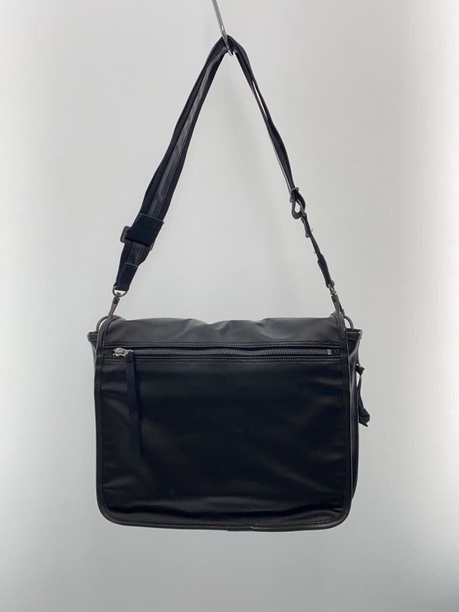 LUGGAGE LABEL Shoulder Bag -- BLK 3