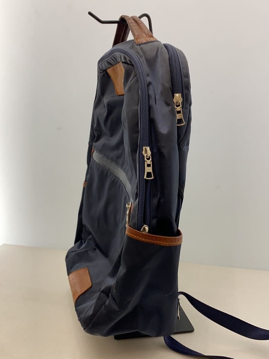 MASTERPIECE Backpack Nylon Navy 02401 Has stains 2