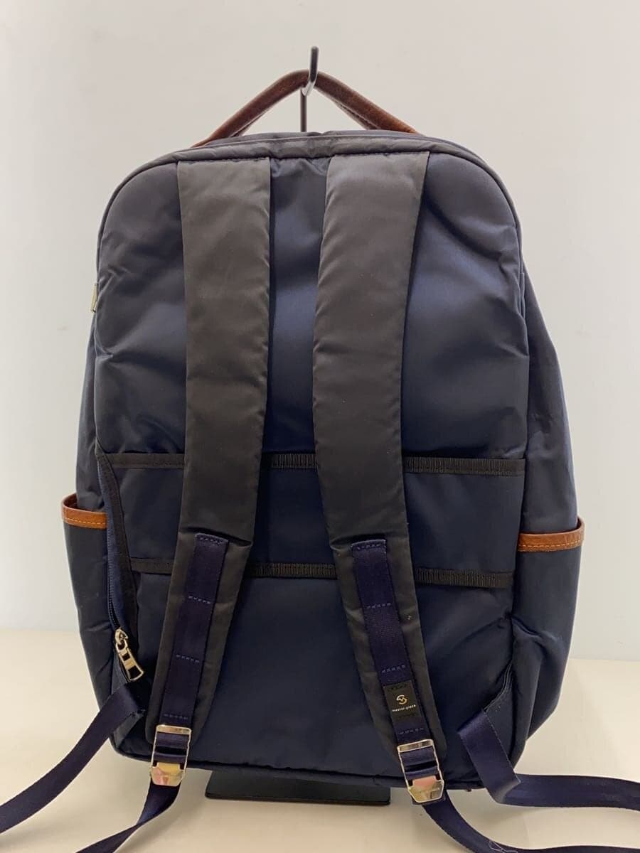 MASTERPIECE Backpack Nylon Navy 02401 Has stains 3