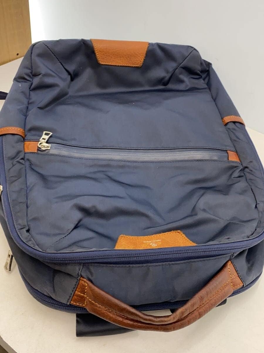 MASTERPIECE Backpack Nylon Navy 02401 Has stains 4