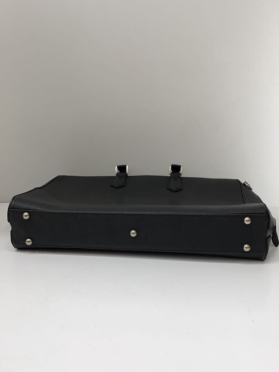 PELLE MORBIDA Briefcase -- BLK Capitano 2-Way 4