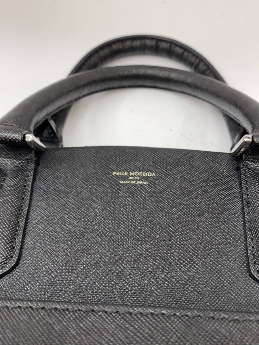 PELLE MORBIDA Briefcase -- BLK Capitano 2-Way 5