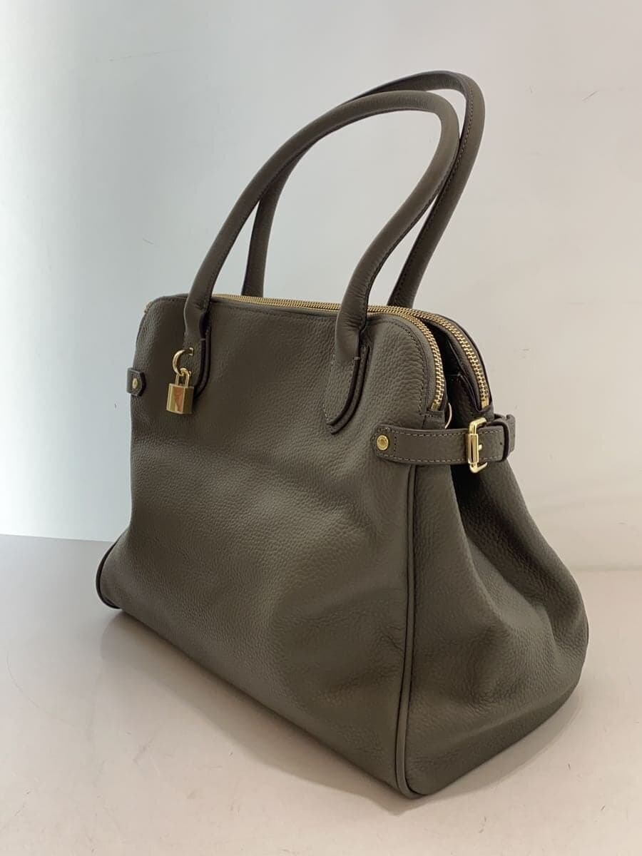 HAYNI2WAY Tote Bag Shoulder Bag Faux Leather Gray 2