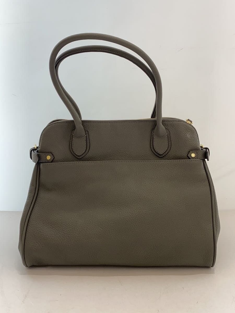 HAYNI2WAY Tote Bag Shoulder Bag Faux Leather Gray 3