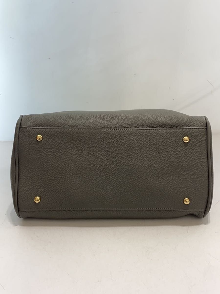 HAYNI2WAY Tote Bag Shoulder Bag Faux Leather Gray 4