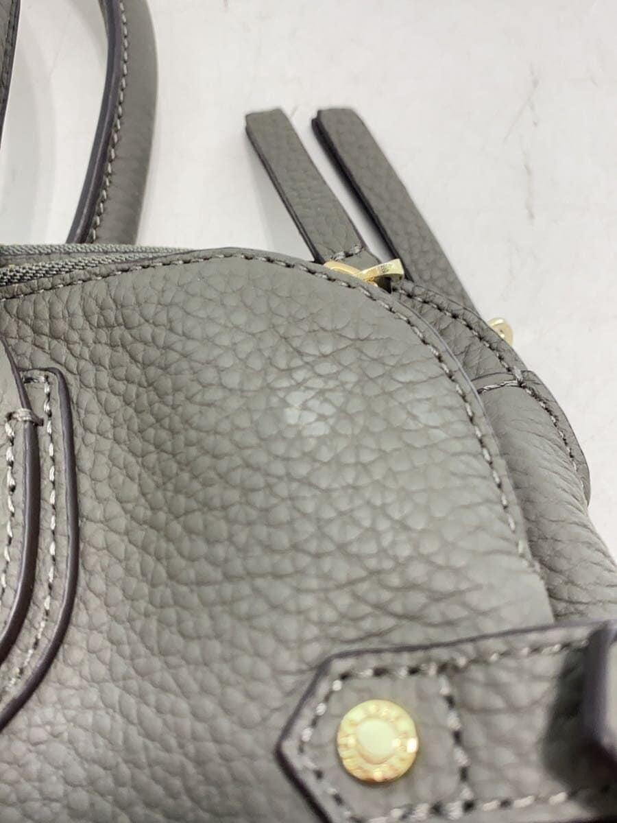 HAYNI2WAY Tote Bag Shoulder Bag Faux Leather Gray 7