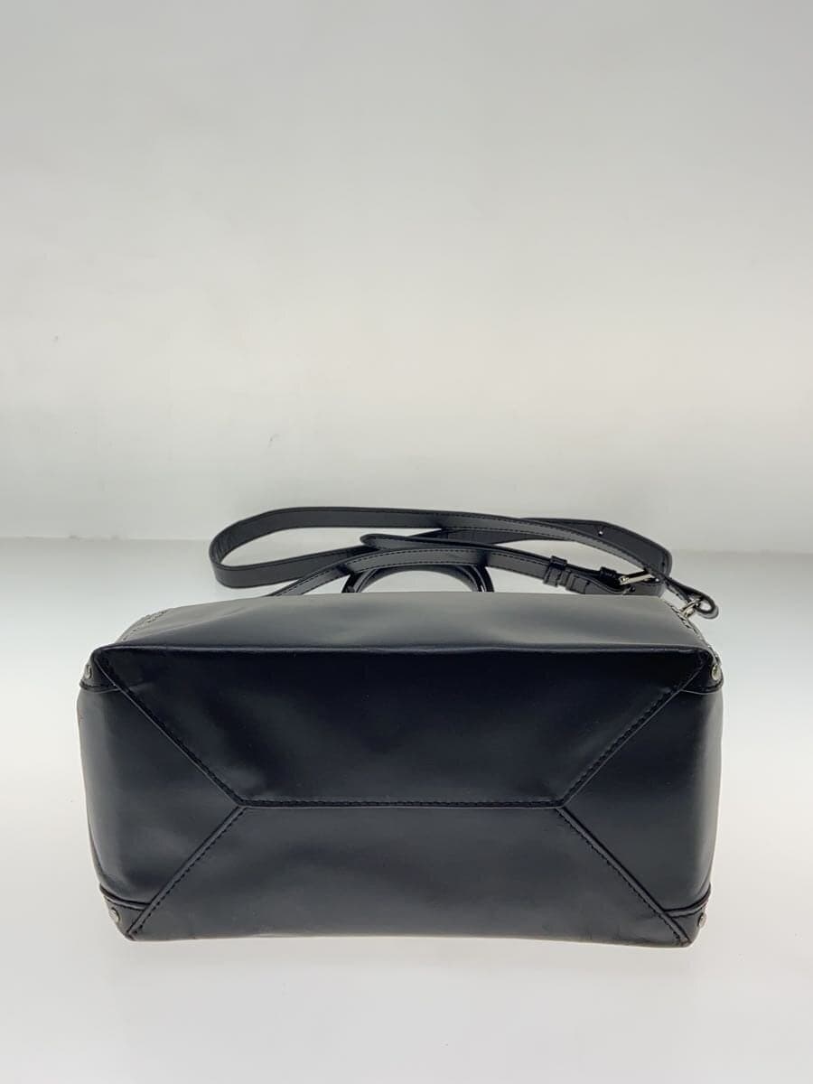 ear PAPILLONNER2-Way Studs Shoulder Bag Handbag Leather Black EAZ1012212A0012 4