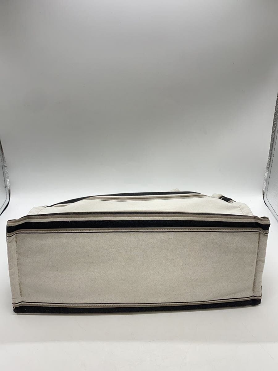 HEAD PORTER Tote Bag -- GRY Stripes 4