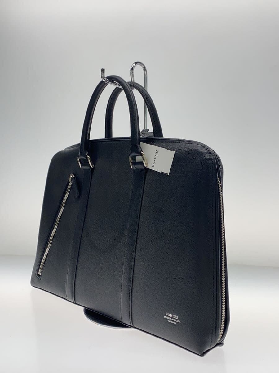 PORTER Business Bag Leather Black 2