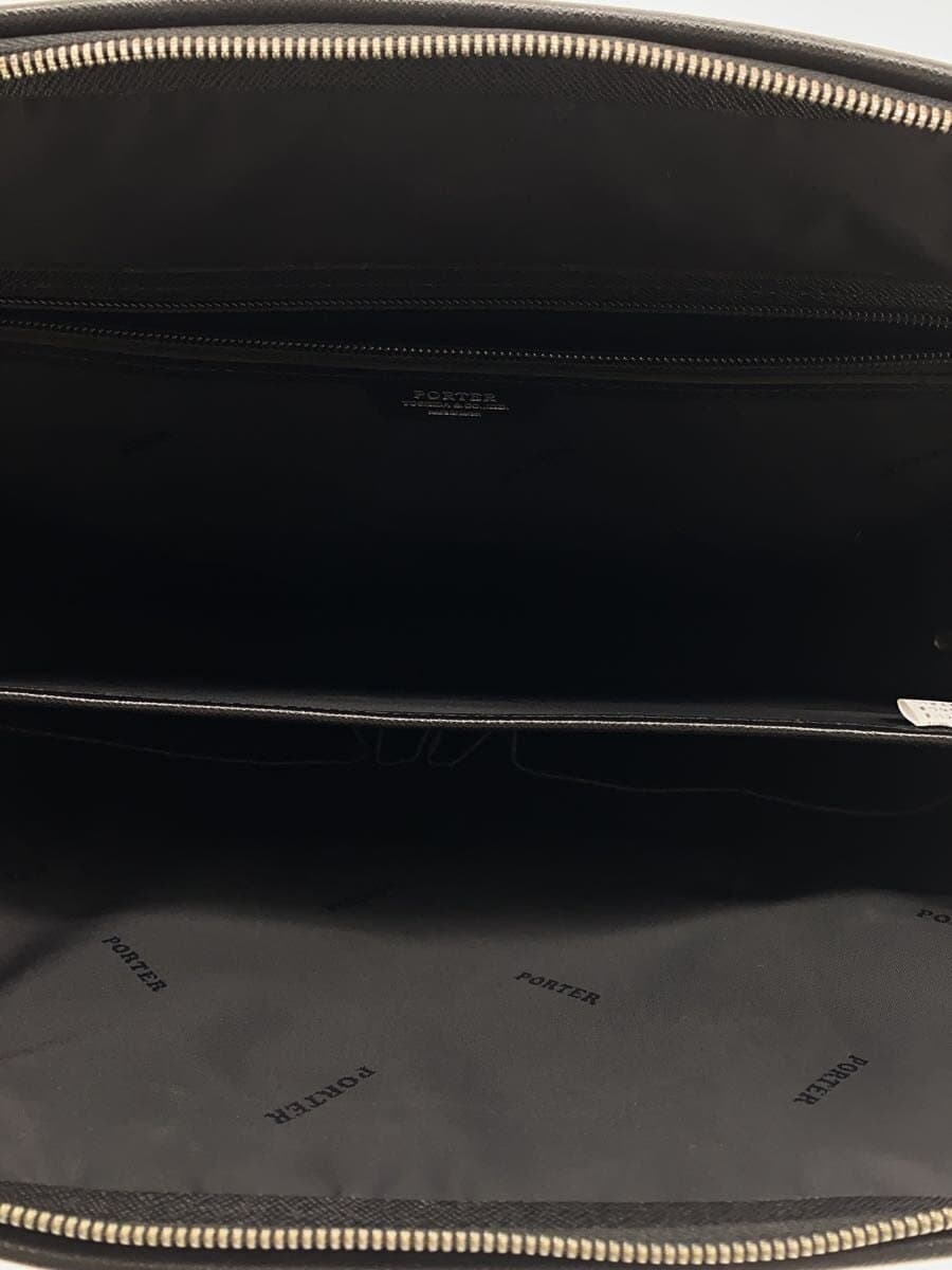 PORTER Business Bag Leather Black 6