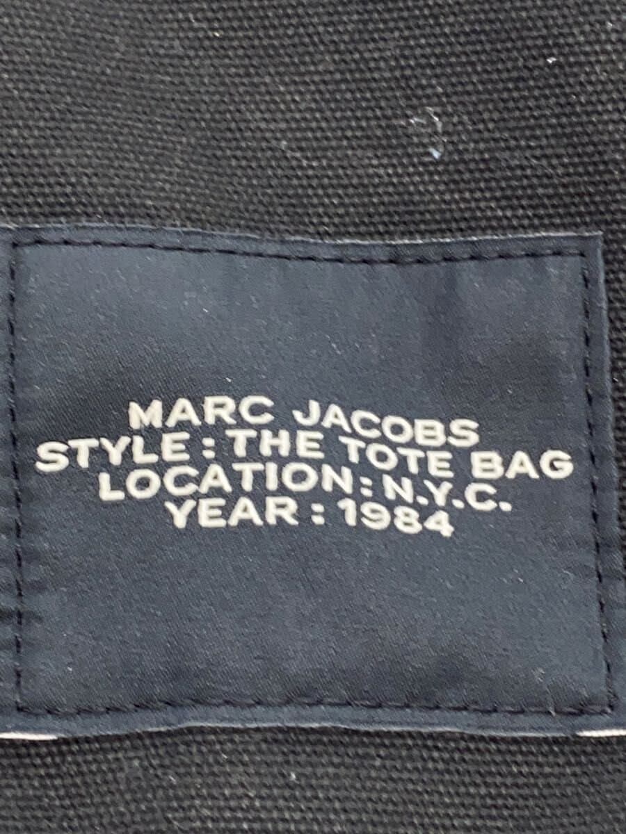 MARC JACOBSTHE TOTE BAG 2-Way BLK Print Fade Signs of Use 5