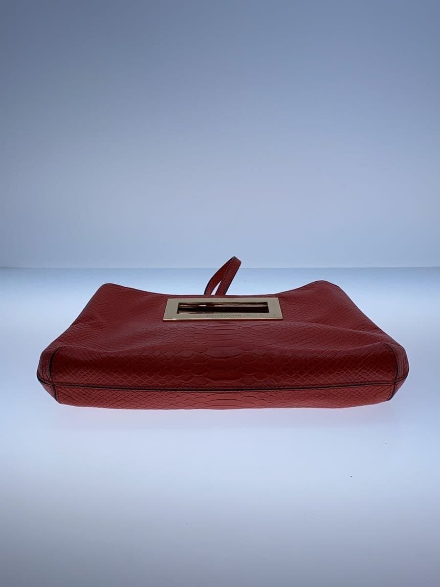 MICHAEL KORS Handbag RED aq-1702 Hardware With Scratches 4