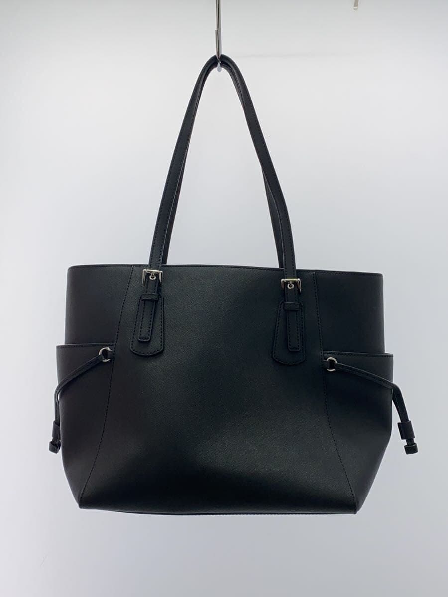 MICHAEL KORSVOYAGER LARGE SAFFIANO LEATHER TOTE BAG BLK 35s5sv6t7l 3