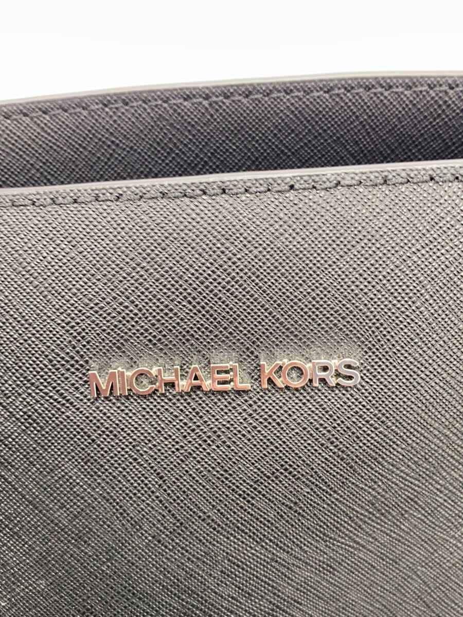 MICHAEL KORSVOYAGER LARGE SAFFIANO LEATHER TOTE BAG BLK 35s5sv6t7l 5