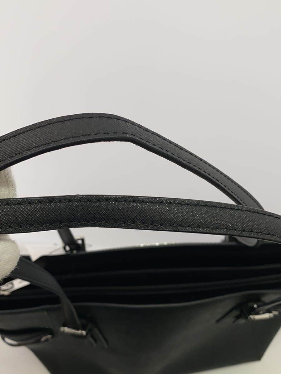 MICHAEL KORSVOYAGER LARGE SAFFIANO LEATHER TOTE BAG BLK 35s5sv6t7l 9