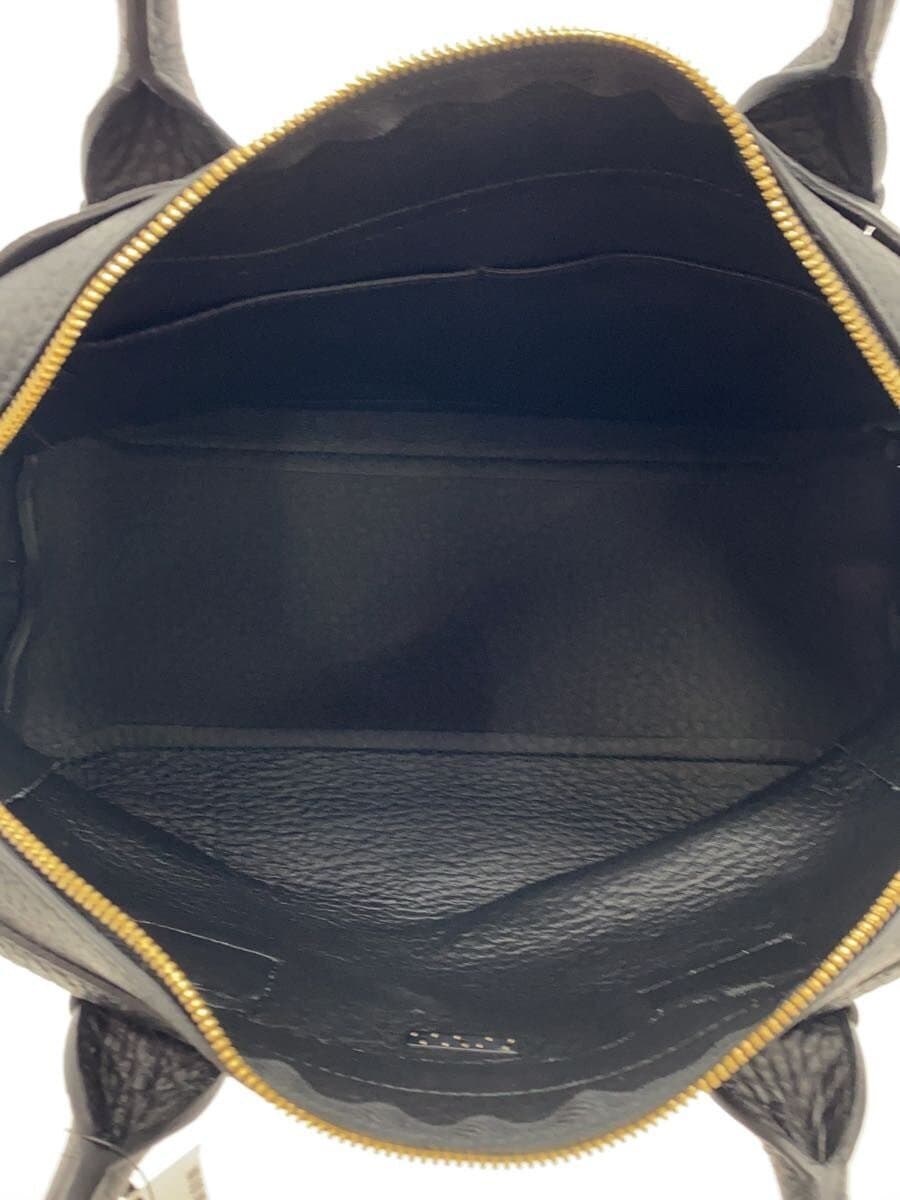 FURLA Shoulder Bag Leather BLK f6914 6