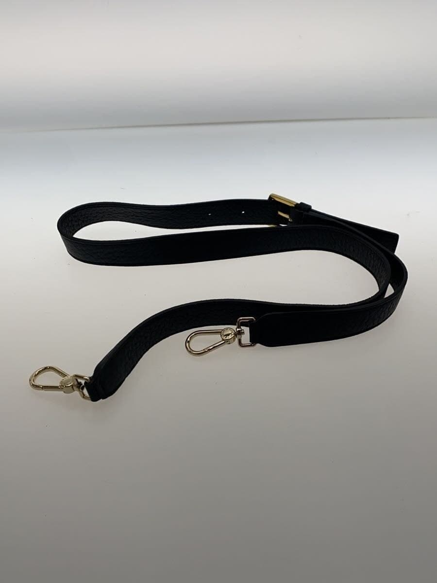 FURLA Shoulder Bag Leather BLK f6914 7