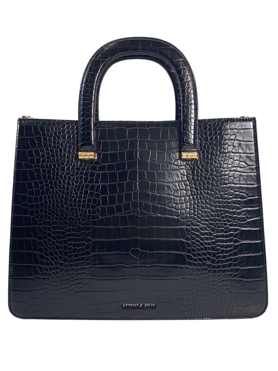 CHARLES&KEITH Tote Bag BLK Animal CK2-30781004 2-Way