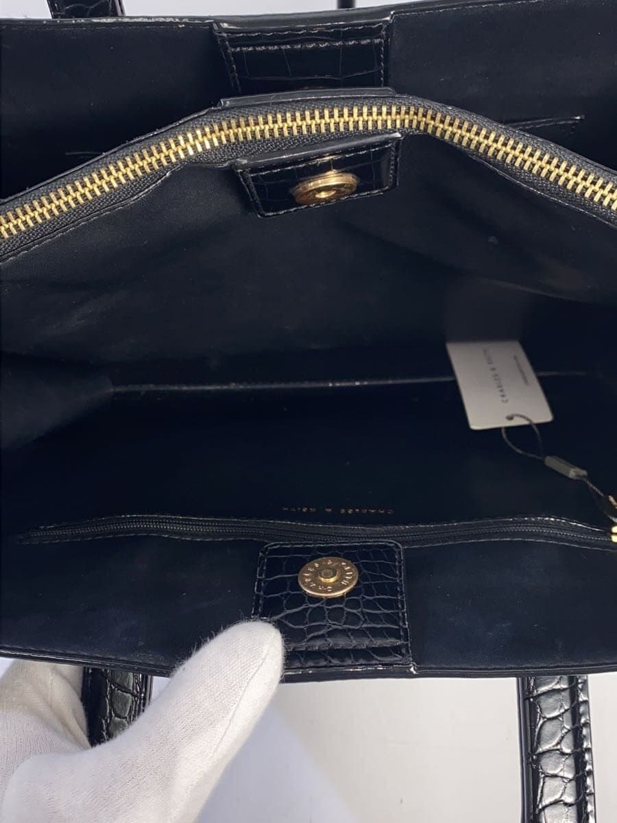 CHARLES&KEITH Tote Bag BLK Animal CK2-30781004 2-Way 6