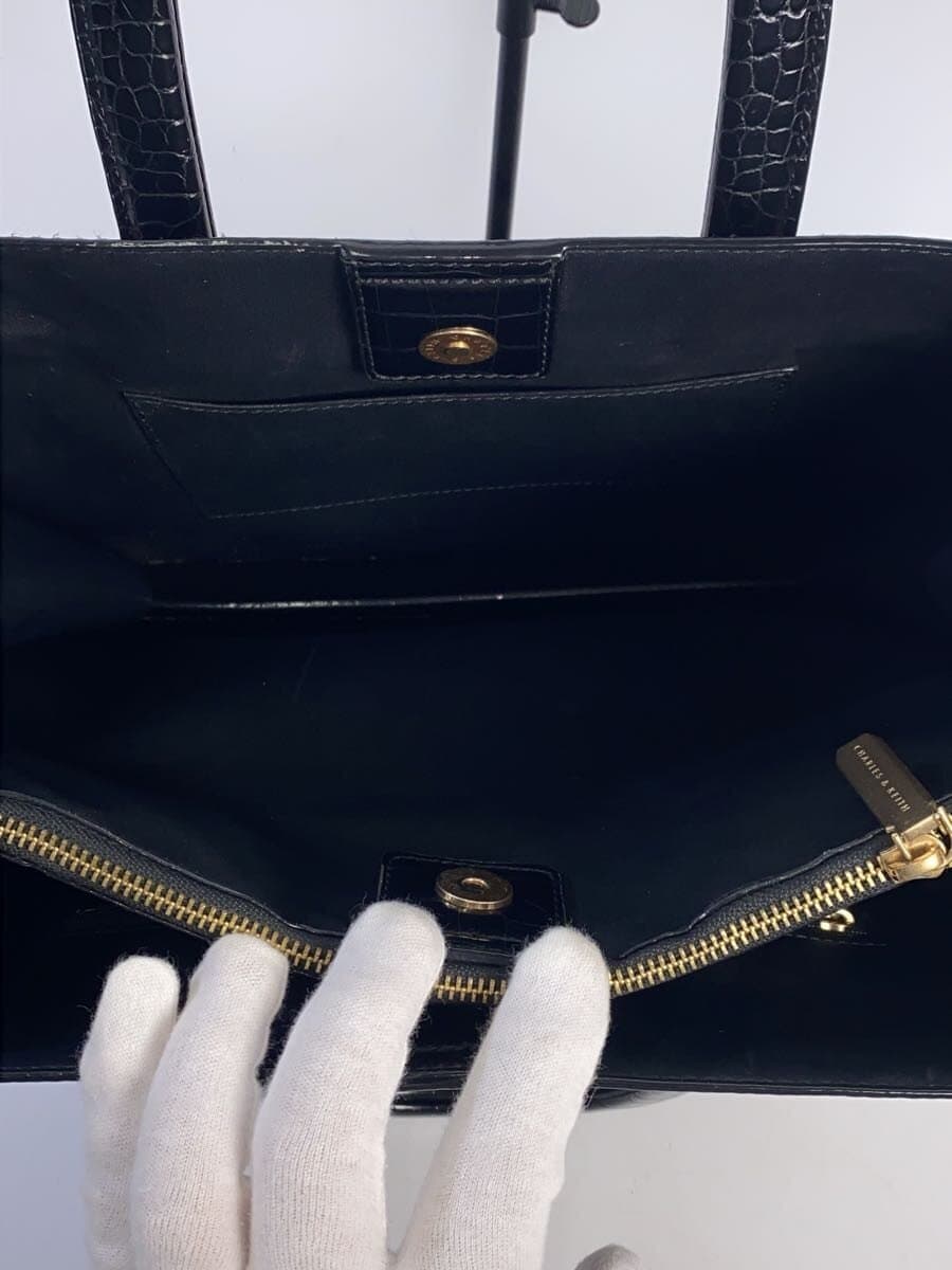 CHARLES&KEITH Tote Bag BLK Animal CK2-30781004 2-Way 7