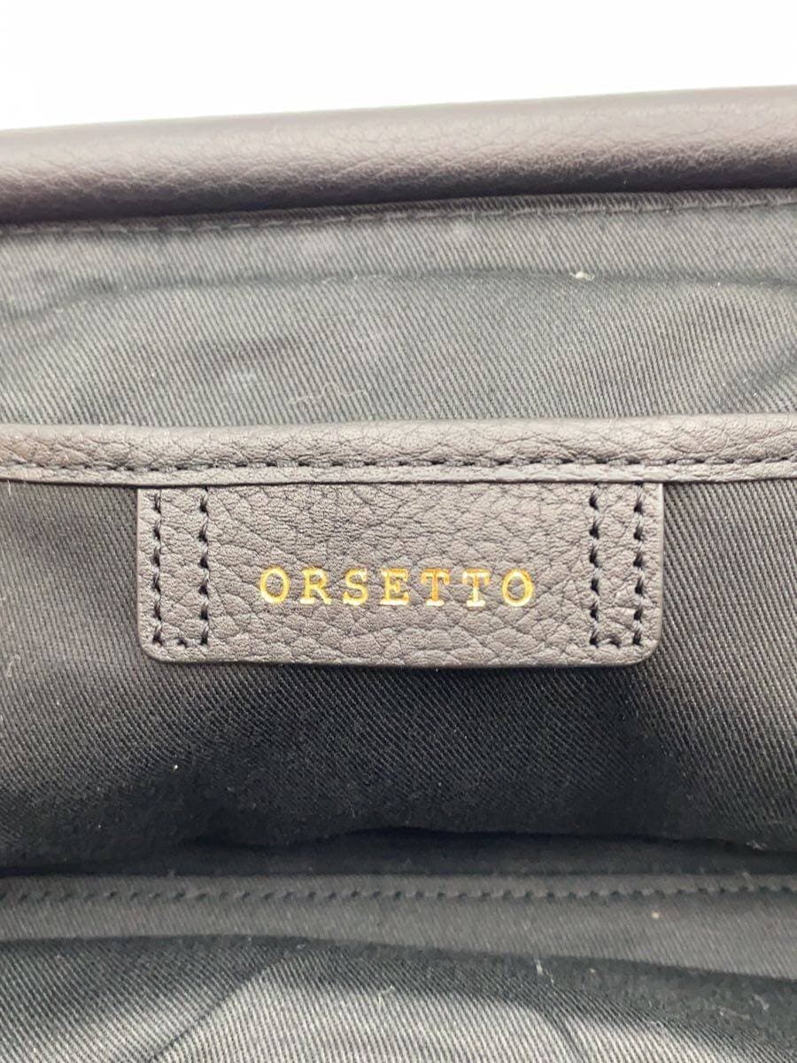 ORSETTO Handbag Leather BLK 5