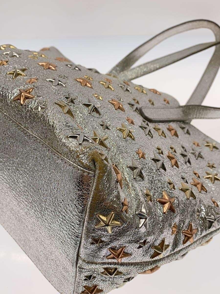 JIMMY CHOO SOFIA Handbag -- SLV Star Studs Has scratches 7