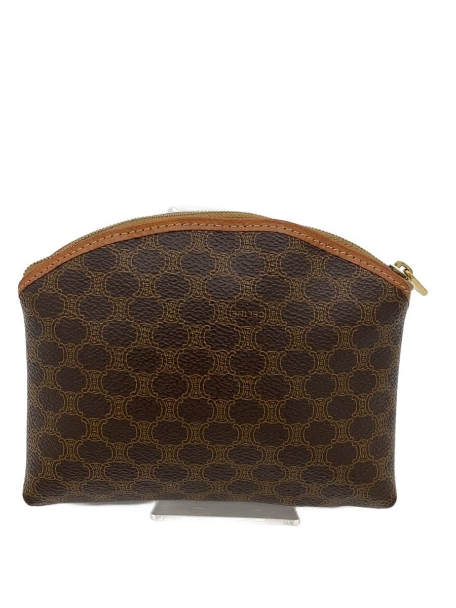 CELINE Pouch PVC BRW All Over Pattern Macadam 3